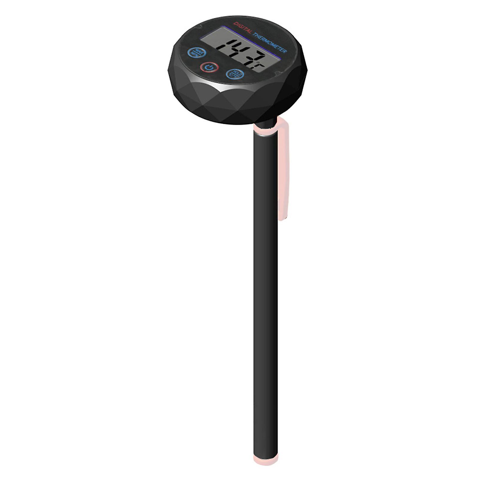 Black Coffee Thermometer Tea Thermometer With Long Probe For Liquid