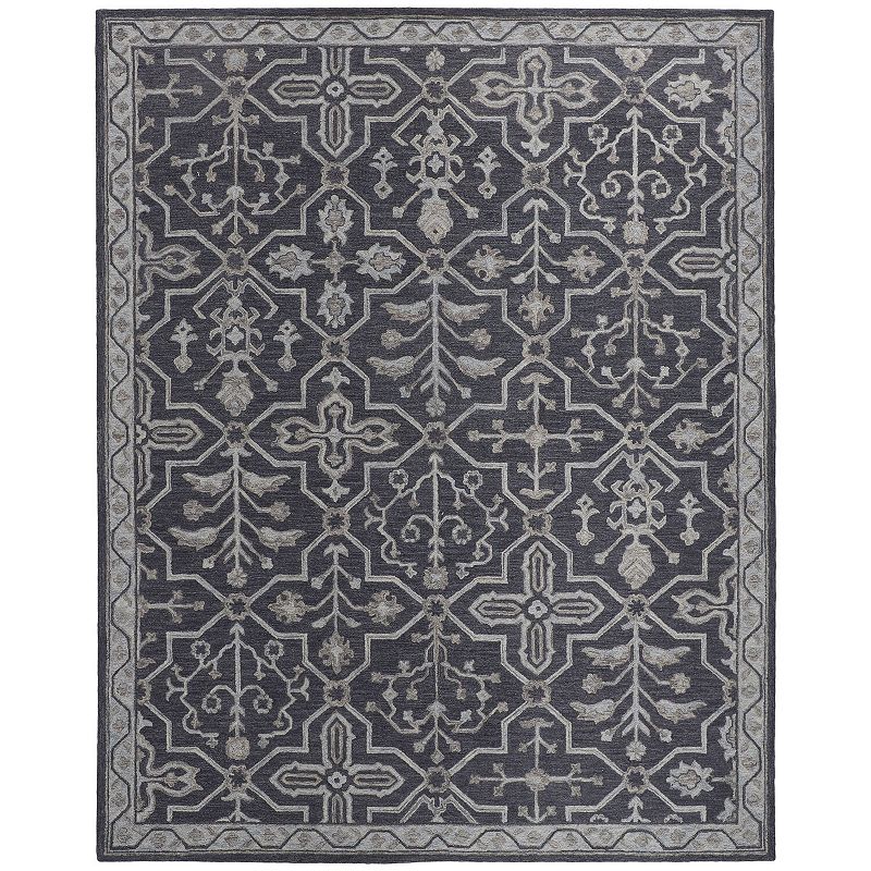 Weave and Wander Faris Rustic Farmhouse Flora Fauna Rug