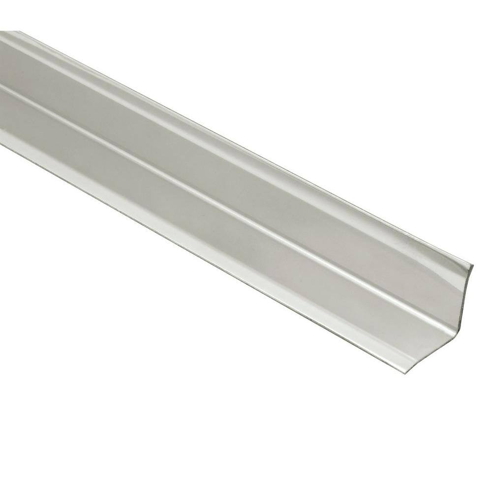 Schluter Systems ECK-KI Brushed Stainless Steel 916 in. x 8 ft. 2-12 in. Metal Corner Tile Edging Trim KI15EB