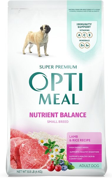 Optimeal Nutrient Balance Lamb and Rice Recipe Small Breed Dry Dog Food