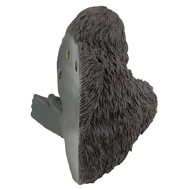 Design Toscano Bigfoot The Bashful Yeti Tree Sculpture Multicolored