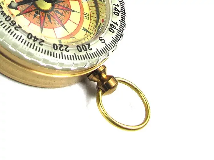 Newstar   Engravable Handmade Nautical Directional Magnetic Brass Compass for Navigation/Pocket Compass for Camping  Hiking