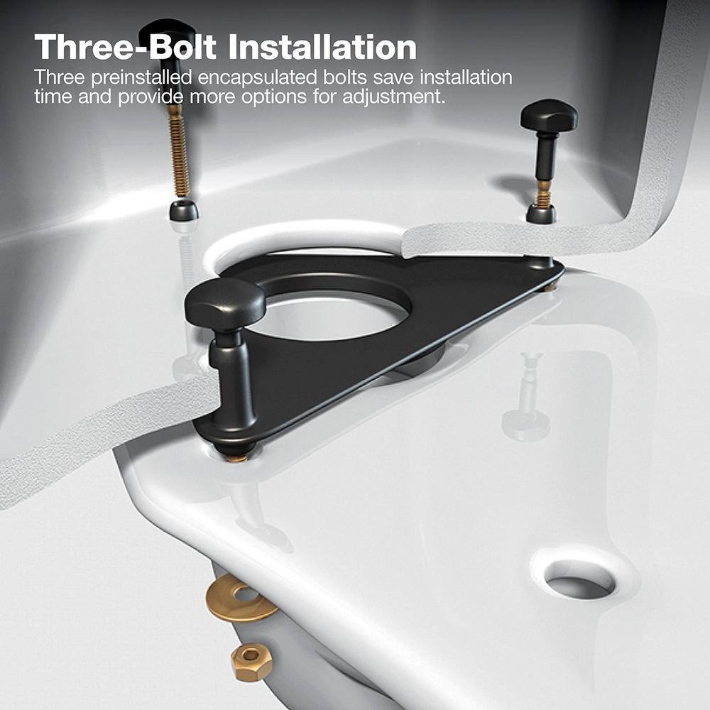 KOHLER Highline Arc The Complete Solution 2-piece 1.28 GPF Single Flush Elongated Toilet in White (Slow-Close Seat Included) K-78279-0