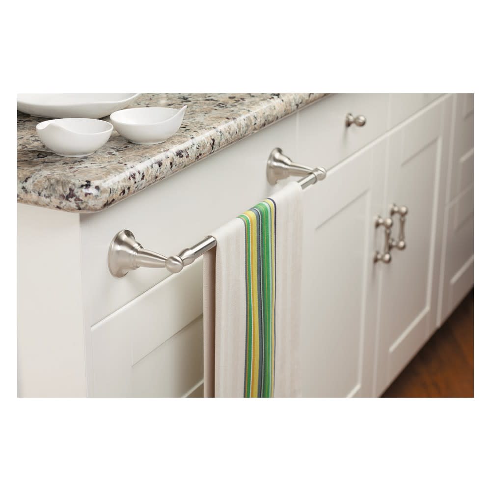 Moen Sage Towel Bar Brushed Nickel Brass 24