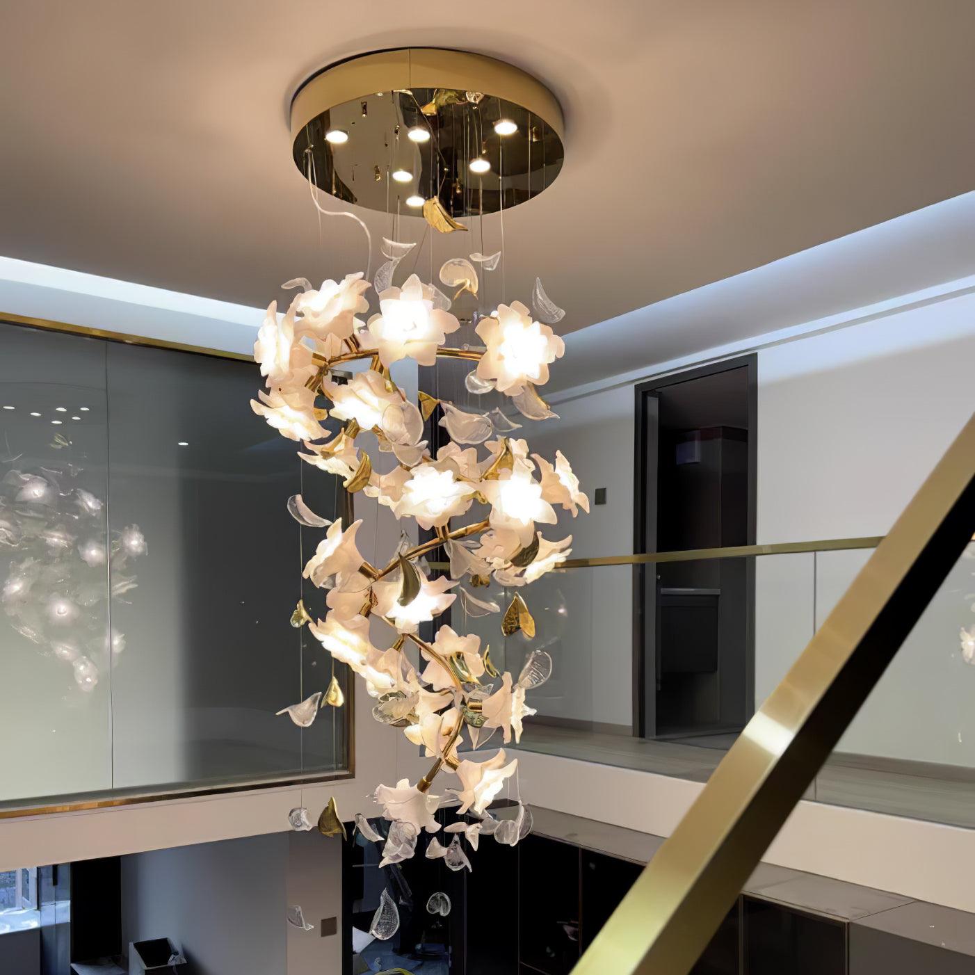 Flying Flowers Fluttering Chandelier