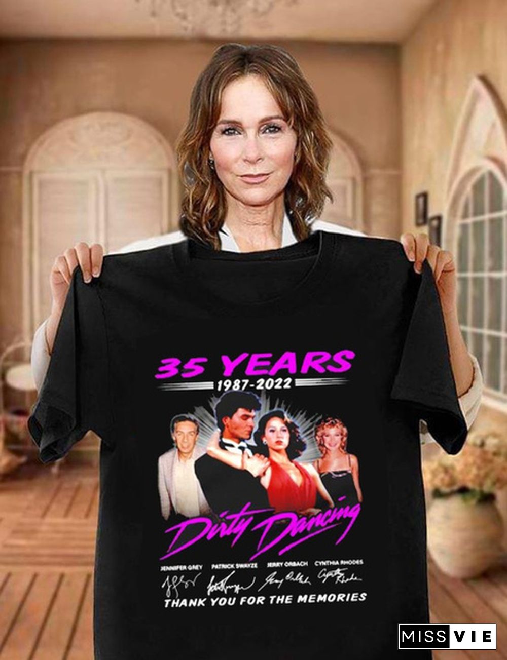 35 Years 1987-Dirty Dancing Signatures Thank You for The Memories T-Shirt