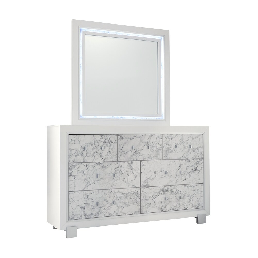 Global Furniture USA Santorini White Dresser