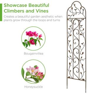 Best Choice Products 60 in. Iron Arched Trellis SKY4177