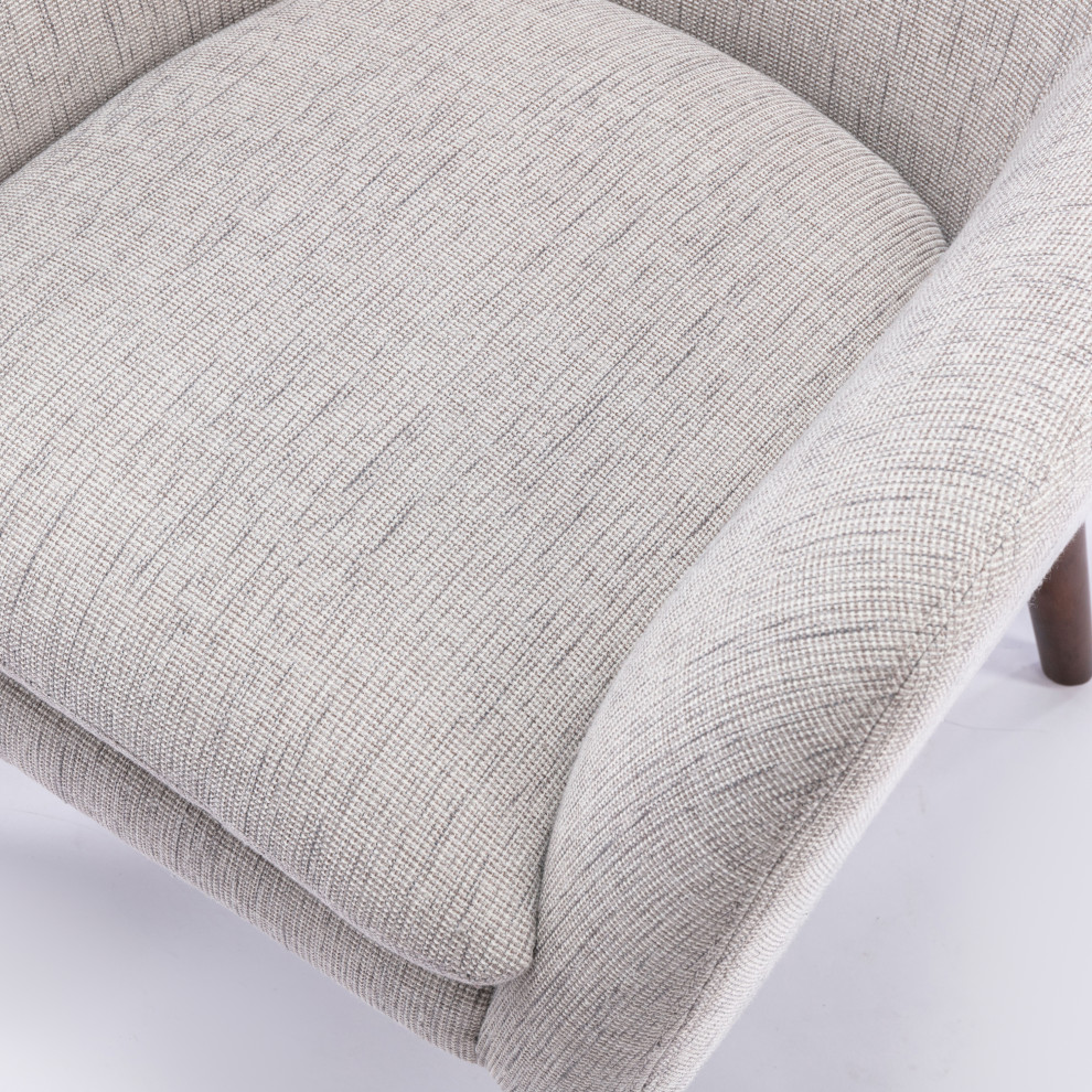 Paris Accent Chair  Performance Fabric   Midcentury   Armchairs And Accent Chairs   by Comfort Pointe  Houzz