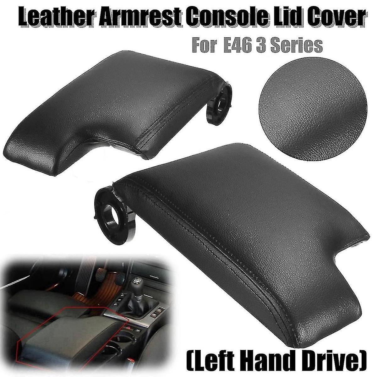 51168238230 Car Center Console Armrest Cover Replacement Kit For E46 1998-2006 Lhd Black