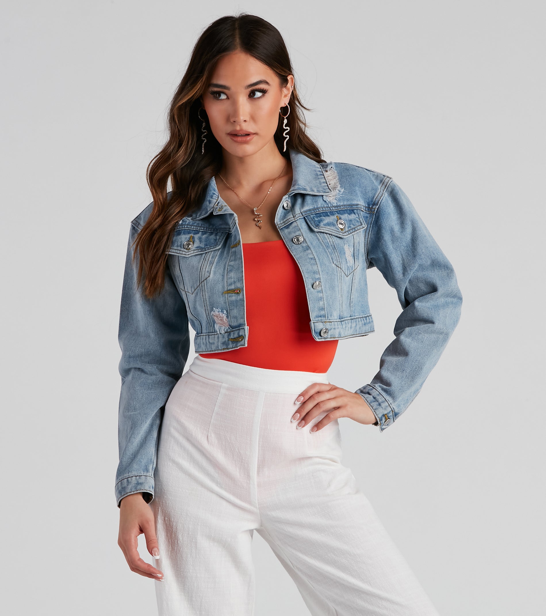 Boardwalk Crop Denim Jacket