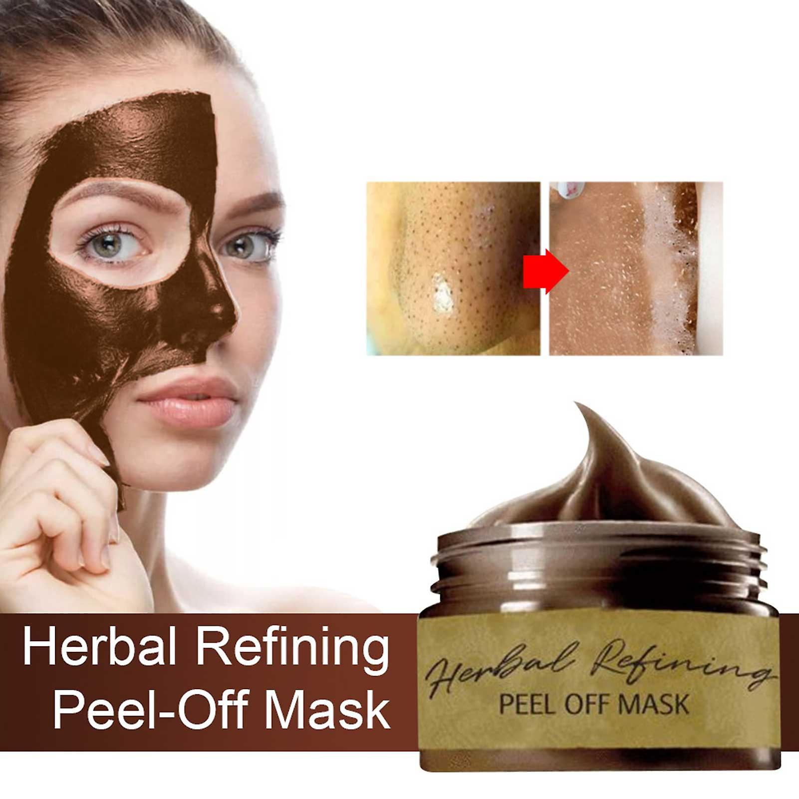 Blackhead Remover Mask Shrink Pores Peel-off Mask Skin Care Deep Cleaning Mask 80g Coffee