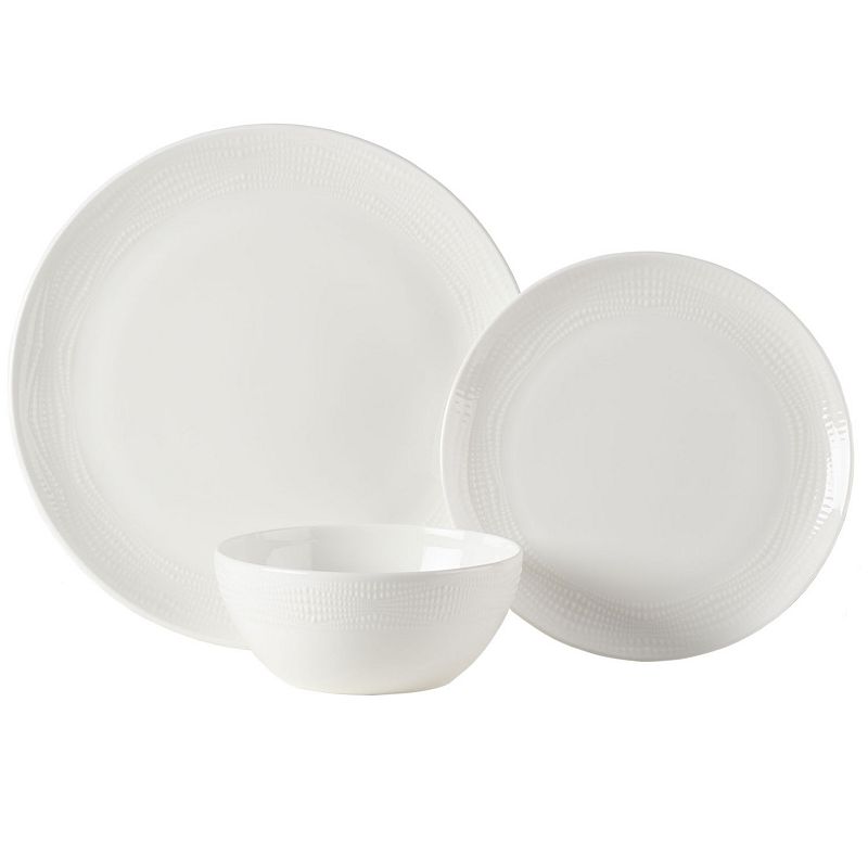 Mikasa Mirabel 12-Piece Vegan Bone Dinnerware Set