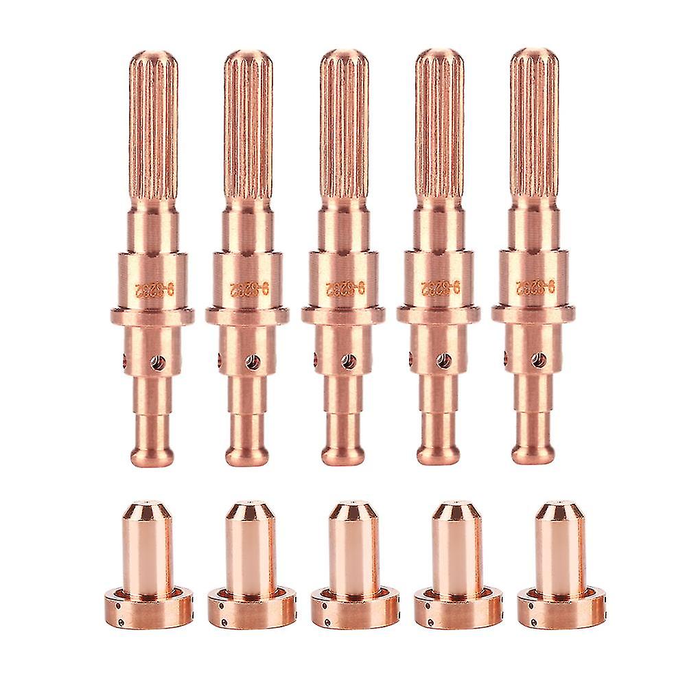 5pcs 9-8215 Electrode 5 pcs 9-8210 Nozzle Tips for Thermal Dynamics SL60/100 Plasma Torch