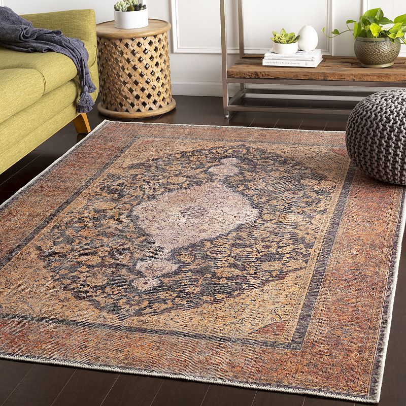 Decor 140 Baltar Traditional Washable Area Rug