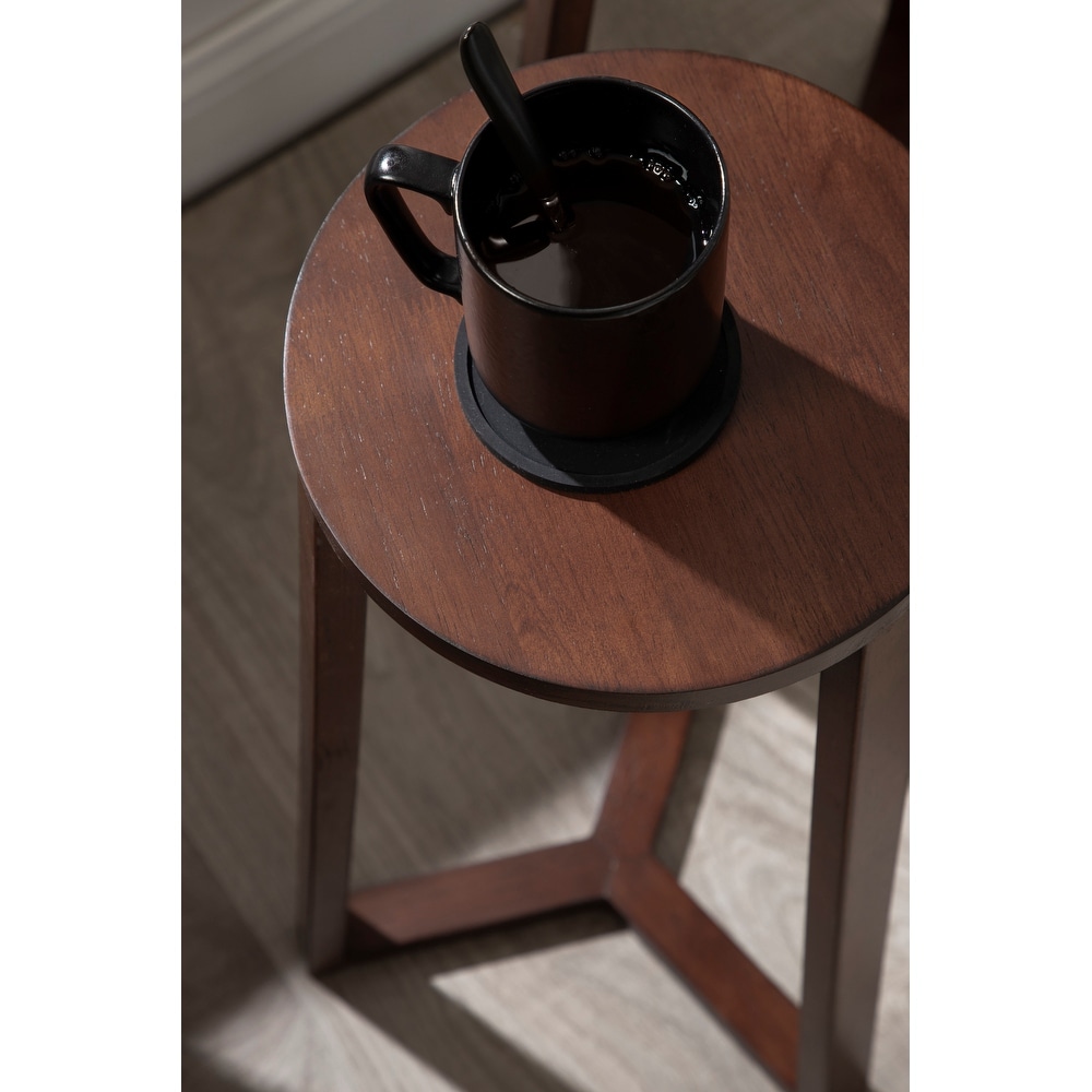 Kate and Laurel Rioux Round Wood Nesting Tables