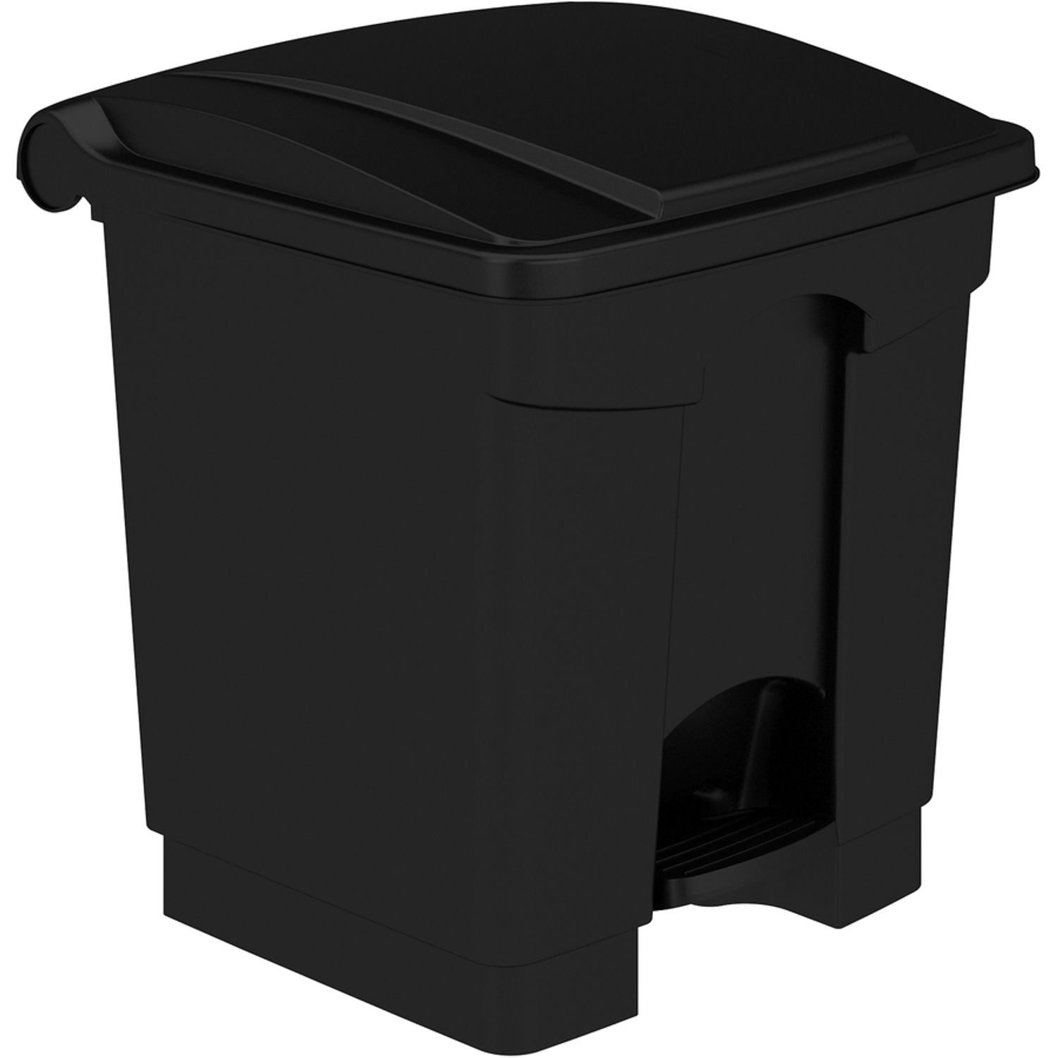 8 Gallon Plastic Step-on Receptable by Safco Products SAF9924BL