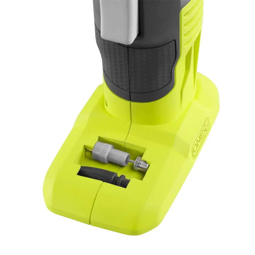 RYOBI ONE 18V Cordless Portable Inflator Kit with 1.5 Ah Battery and 18V Charger