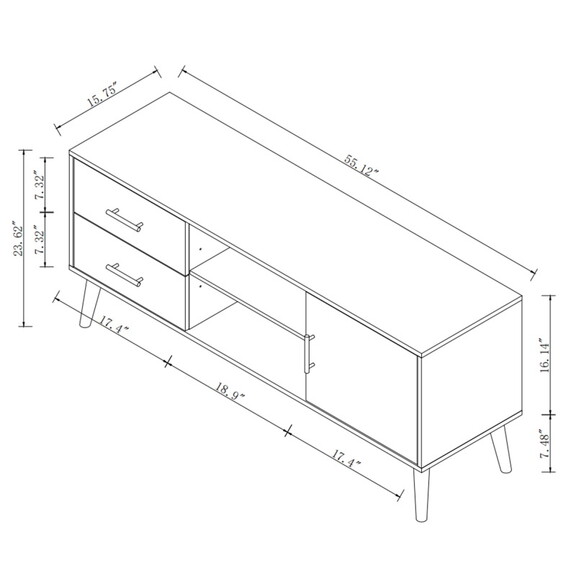 55 TV Stand W965128079