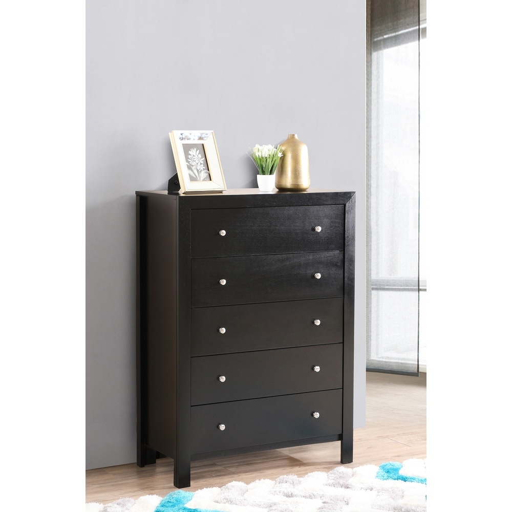 Burlington 5 Drawer Chest of Drawers (34 in L. X 17 in W. X 48 in H)