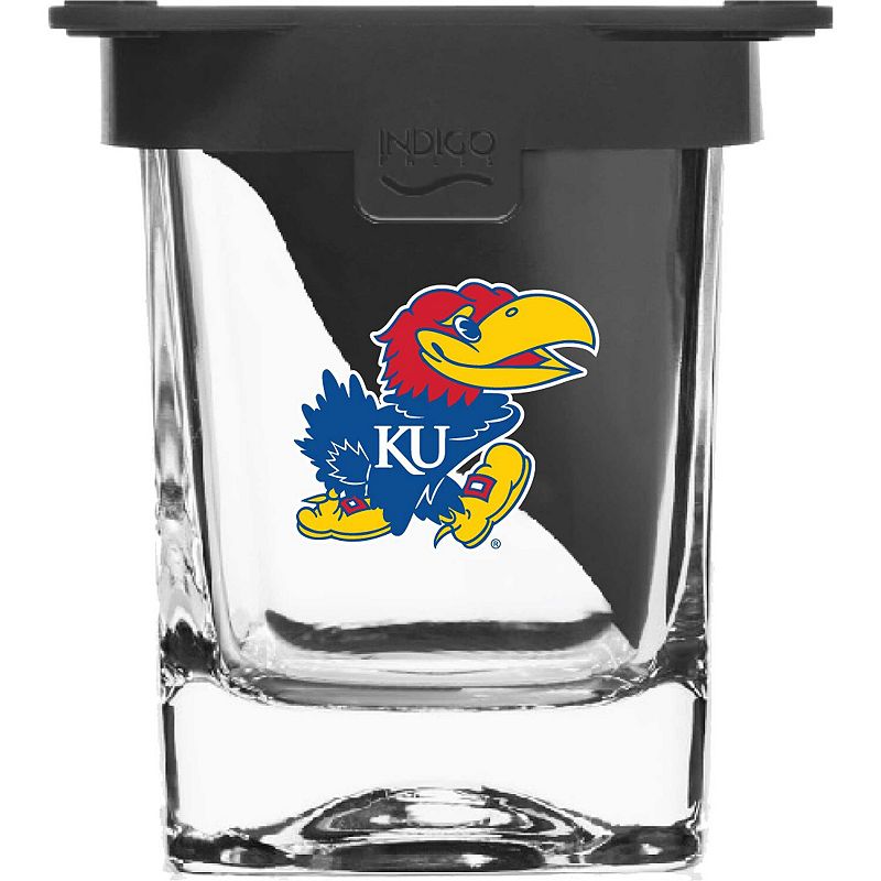 Kansas Jayhawks 15oz. Ice Wedge Glass