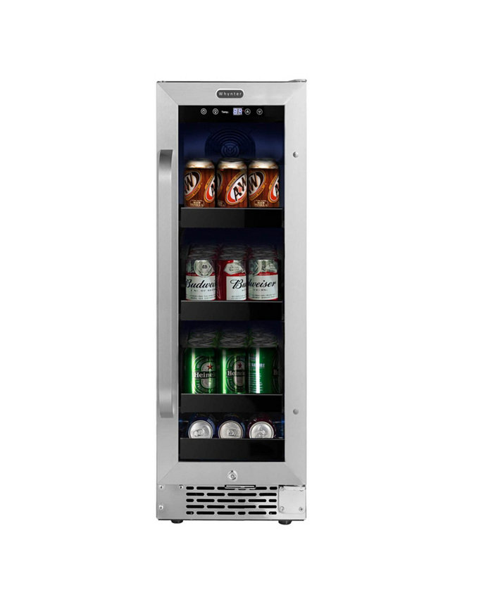 Whynter 12 inch Built In 60 Can Undercounter Stainless Steel Beverage Refrigerator