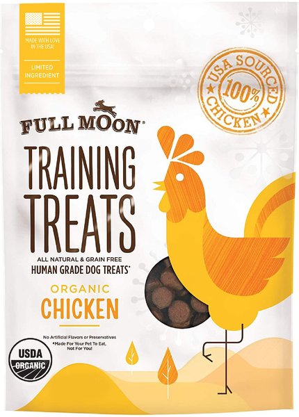 Full Moon Organic Chicken Training Grain-Free Dog Treats