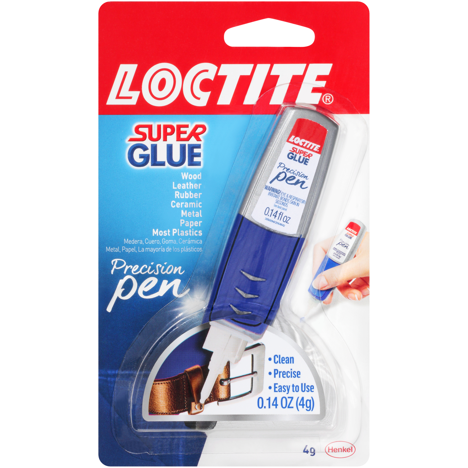 Loctite Precision Pen High Strength Ethyl Cyanoacrylate Super Glue 0.14 oz