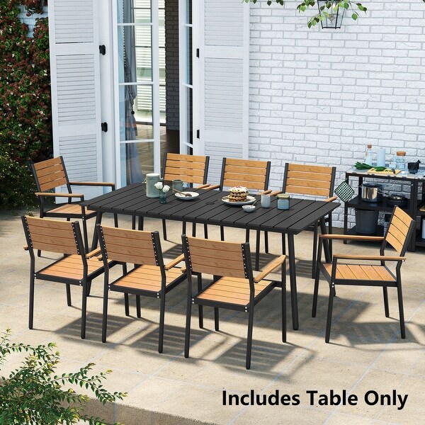 VredHom Outdoor Patio Aluminum Dining Table