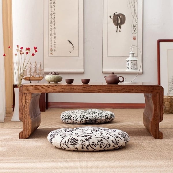 Guqin Table Solid Wood Coffee Table Living Room Coffee Table Tea Room Tea Table - as picture