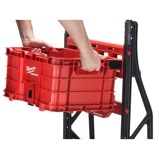 MW PACKOUT 20 in. 2-Wheel Utility Cart with (3) PACKOUT Tool Storage Crates 48-22-8415-48-22-8440x3