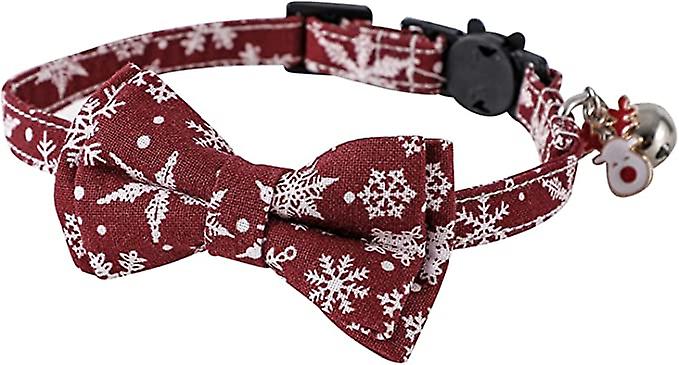 Pet Collar Adjustable Size Buckle Design Non-fading Breathable Anti-suffocation Santa Claus Pet Triangular Scarf Cat Supplies Pet