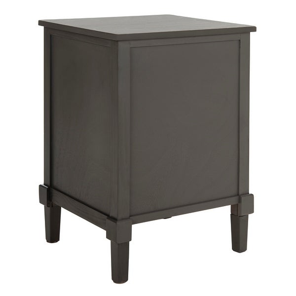 SAFAVIEH Rosaleen Grey Storage Side Table - 16.9