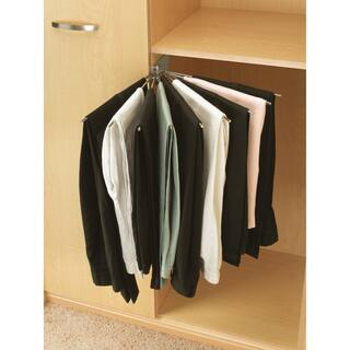 Rev-A-Shelf Chrome Steel Clothes Rack 16.13 in. W x 2.25 in. H CPRF-16CR-52