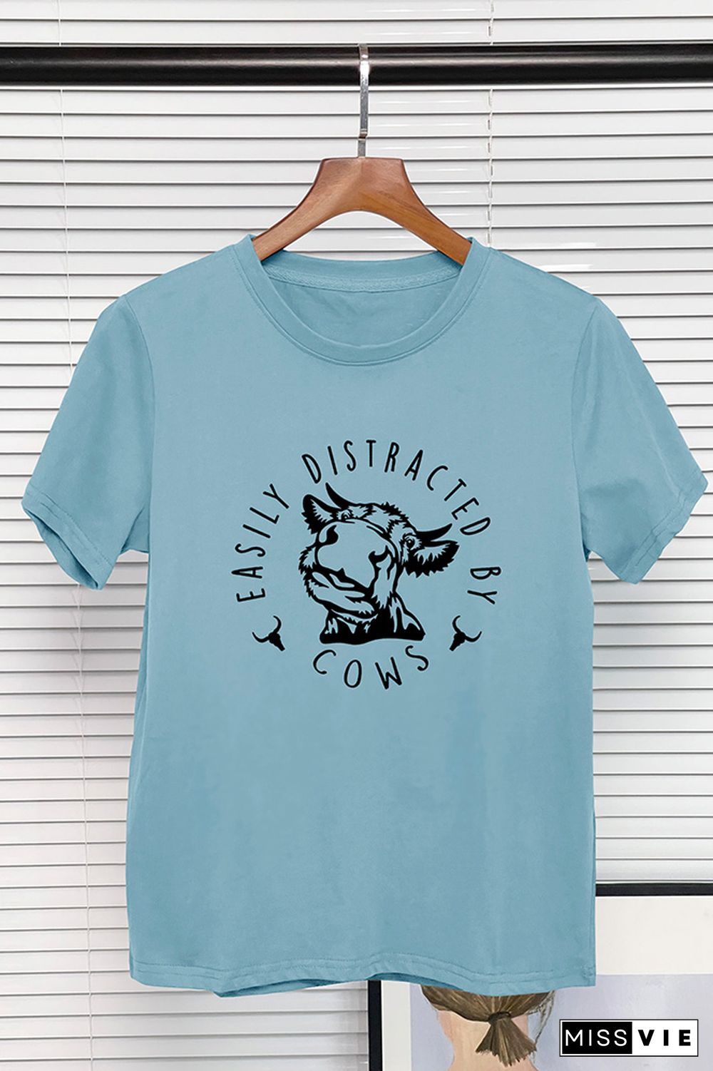 Easily Distracted By Cows Graphic Tee