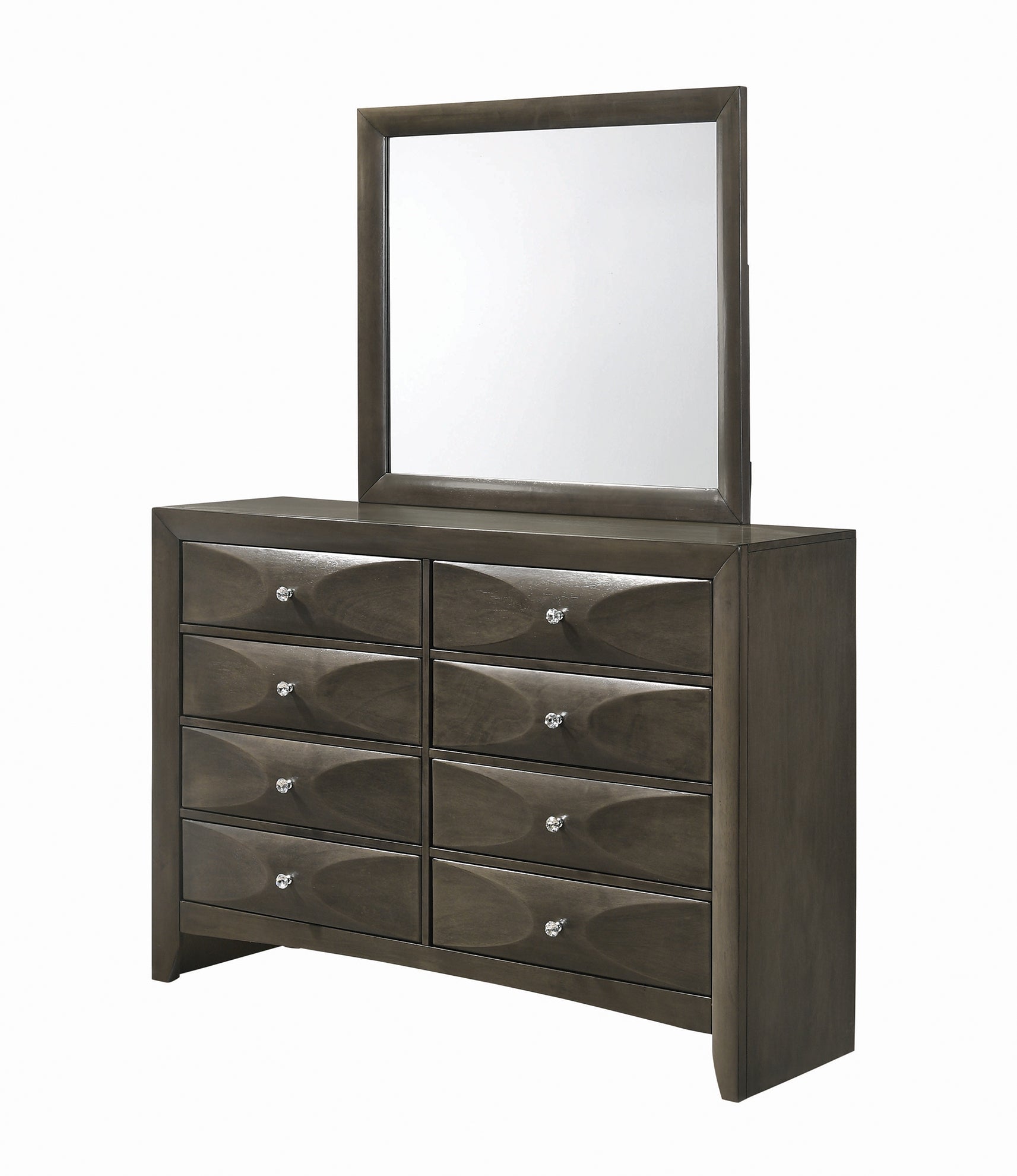 Salano 8-drawer Dresser Mod Grey