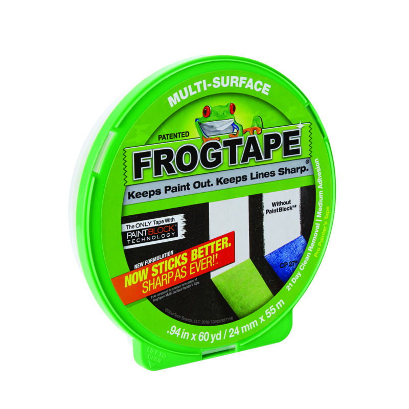 FrogTape 0.94 in. W X 60 yd L Green Medium Strength Painter\u0027s Tape 1 pk