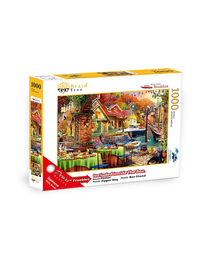 Brain Tree Games Boat Club Breakfast 1000 Pcs Puzzle