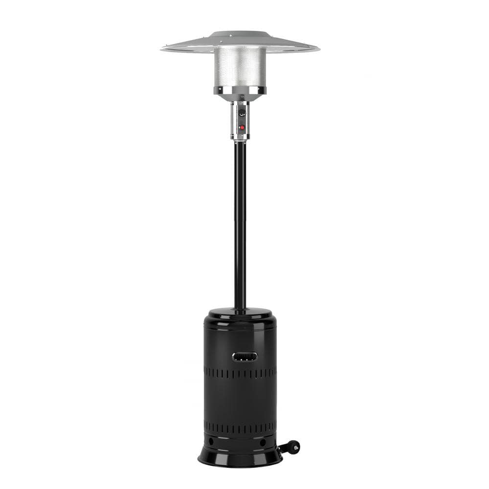 Fire Sense Performance Series 46,000 BTU Steel Gloss Black Patio Heater 63718