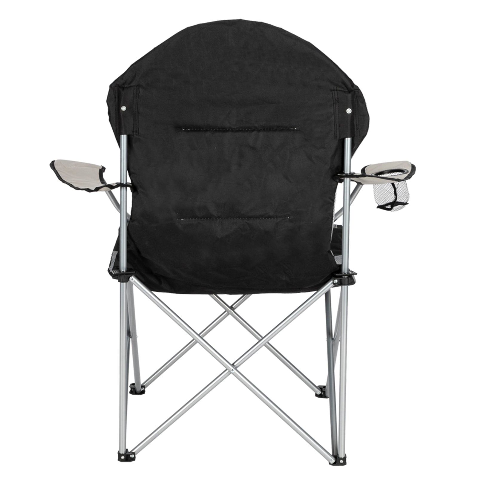 Suzicca Medium Camping Chair Fishing Chair Folding Chair Black Gray