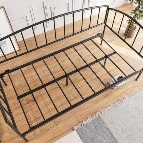 Metal Daybed Frame Twin Size Heavy Duty Metal Slat...