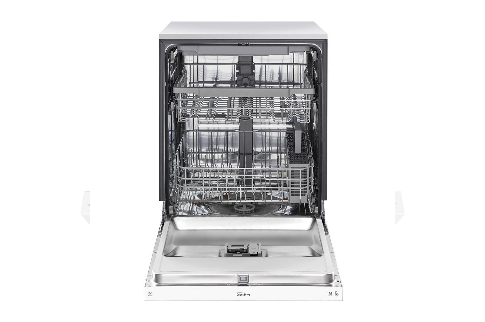 Lg LDFN4542W Front Control Dishwasher With Quadwash™ And 3Rd Rack