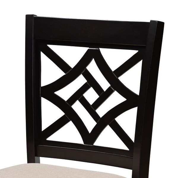 Nicolette Modern and Contemporary Transitional 2-PC Counter Stool Set