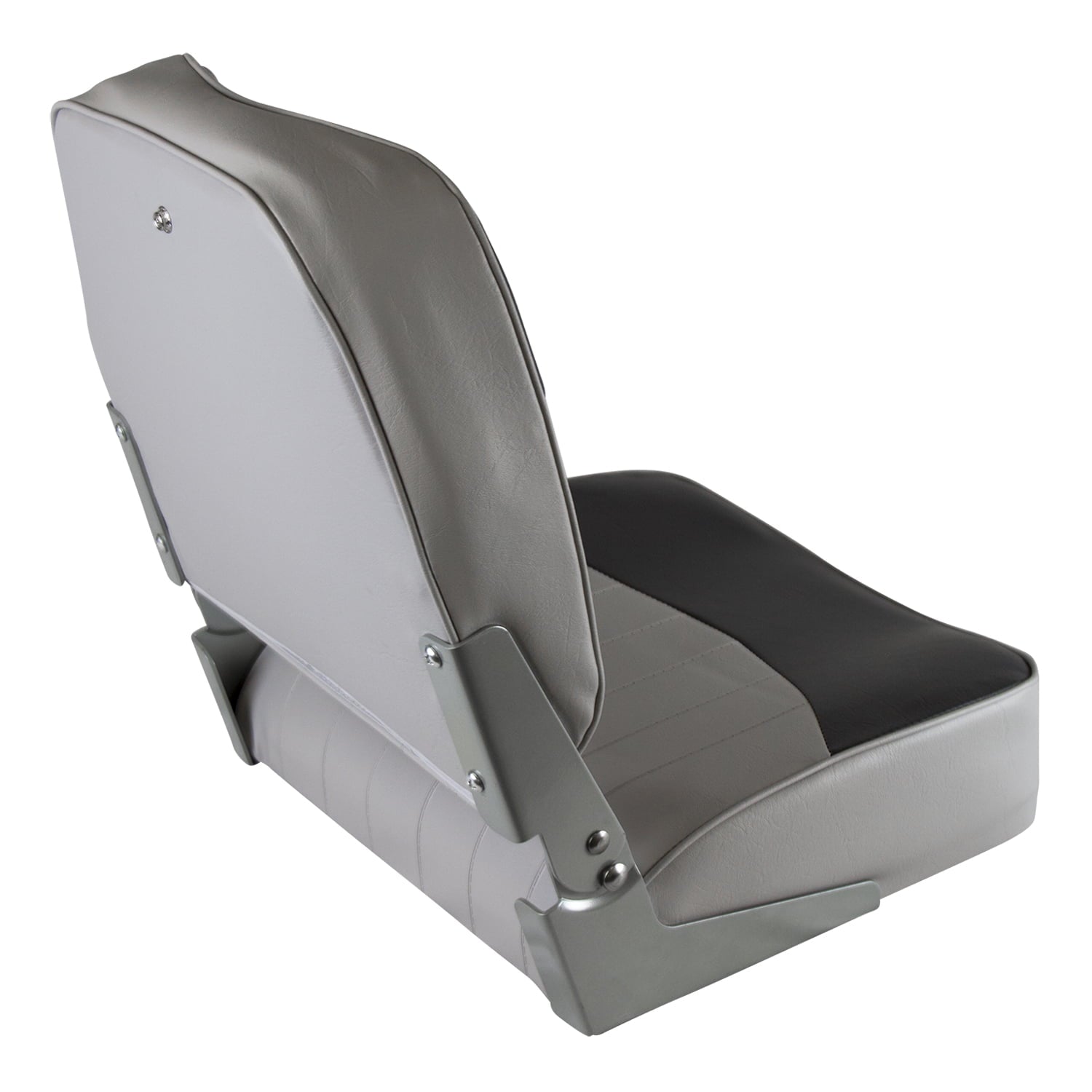 Wise 8WD734PLS-660 Low Back Boat Seat， Grey/Navy