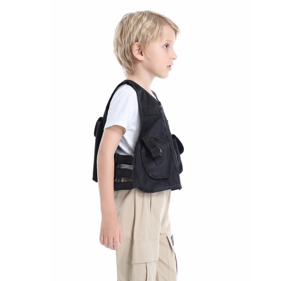 TopTie Kids Tactical Vest Adjustable Military Sold...