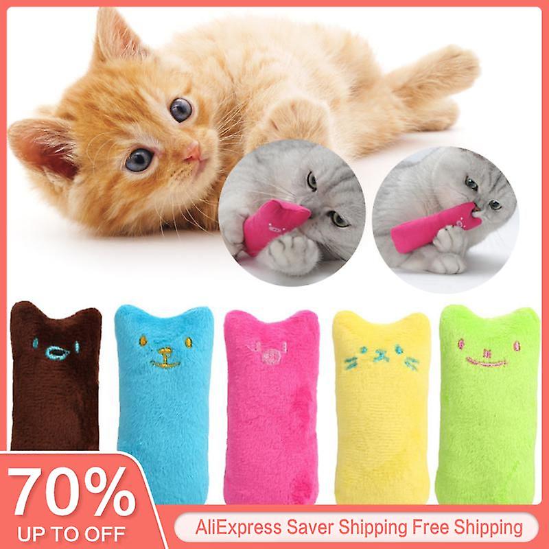 Cat Mint Toys Molars Chew Interaction Plush Toys Mice Shape Intelligence Bite Resistance