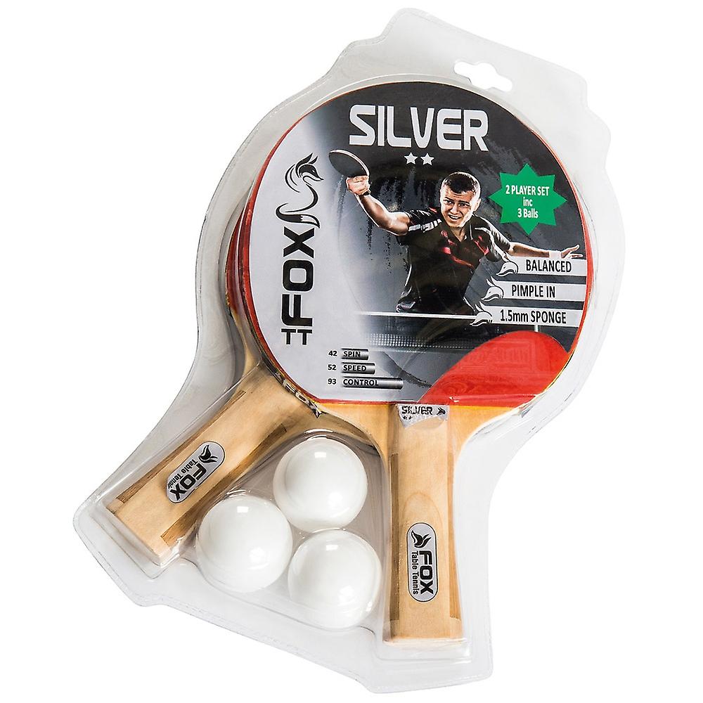 Fox TT Silver 2 Star Table Tennis Set