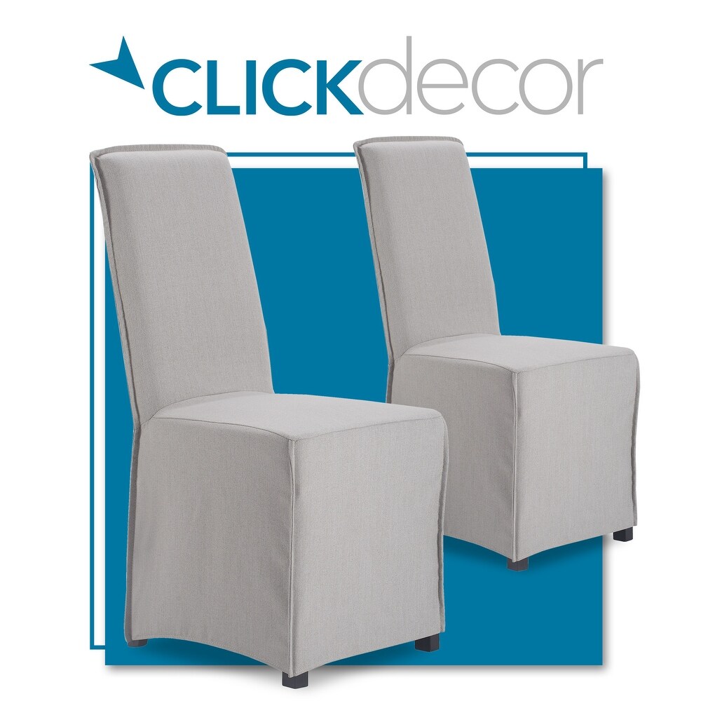 ClickDecor Grayson Slipcover Dining Chair  Set of 2