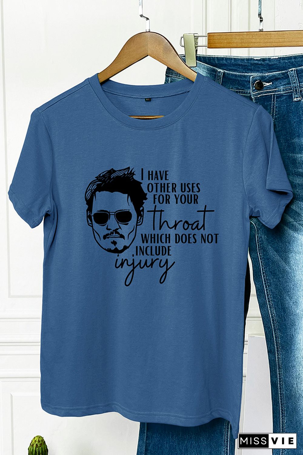 Johnny Depp Trial Graphic Tee Wholesale