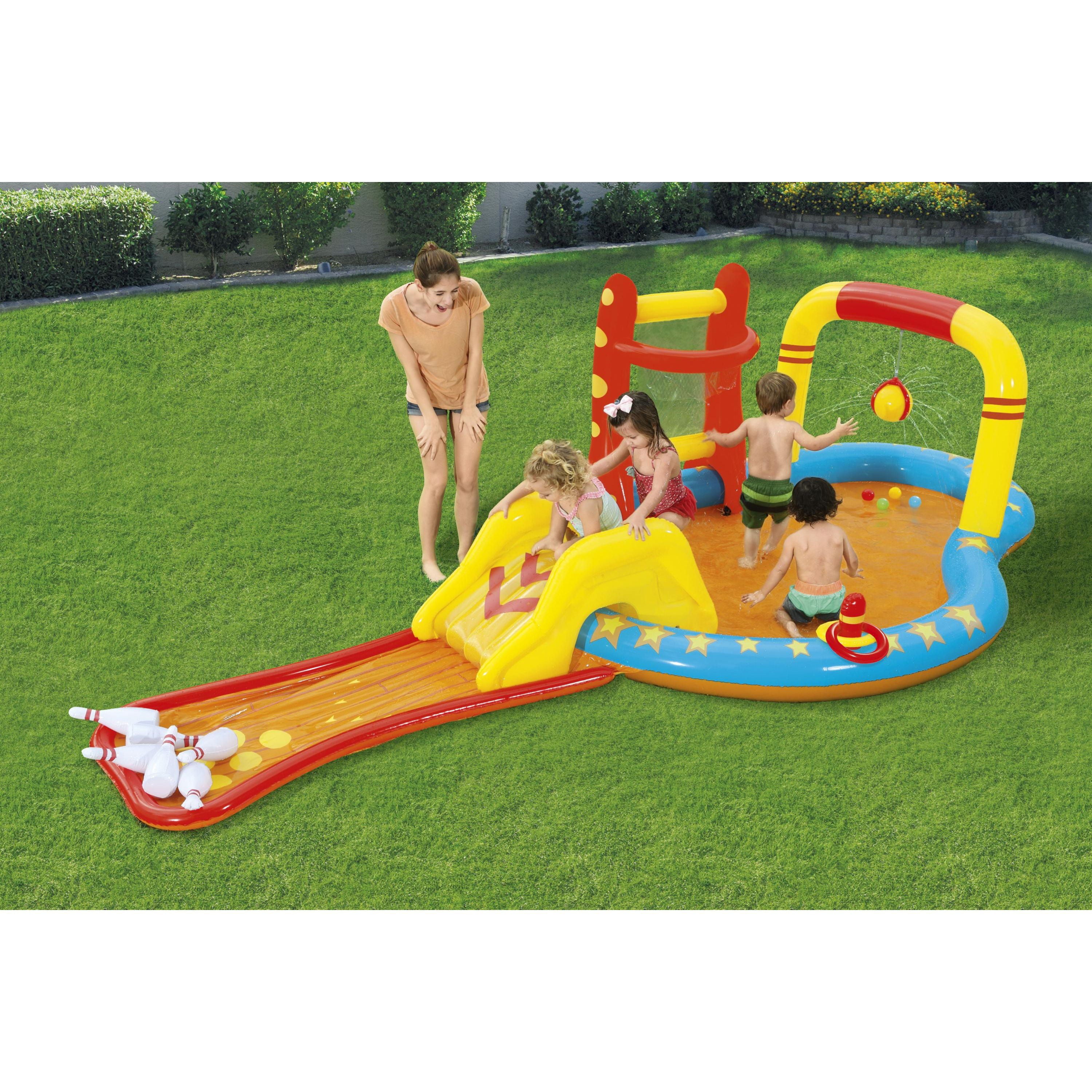 H2OGO! Lil' Champ Outdoor Multicolor Play Pool Center, Ages 2+